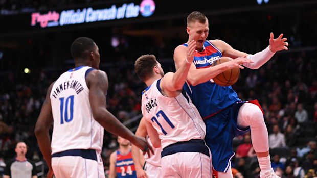 Kristaps Porzingis, Washington Wizards, Dallas Mavericks, Luka Doncic